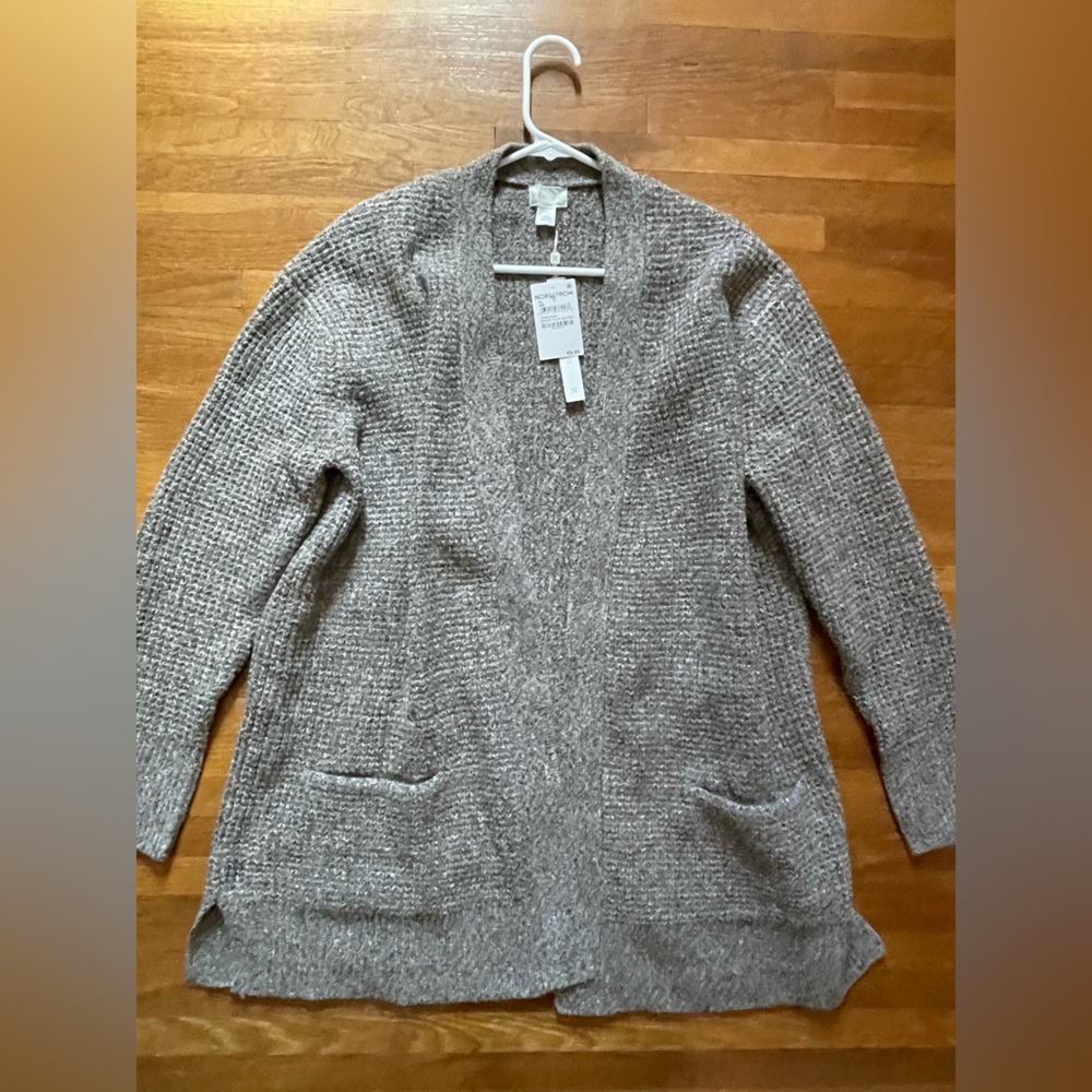 NWT. Caslon Open Front Cardigan Sweater. Size X Large.